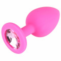 Silikon Sex Analspielzeug Jewelled Butt Plug für Männer und Frauen